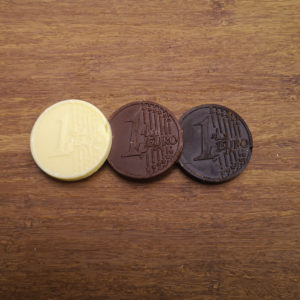 Euro en chocolat